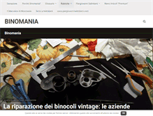 Tablet Screenshot of binomania.it